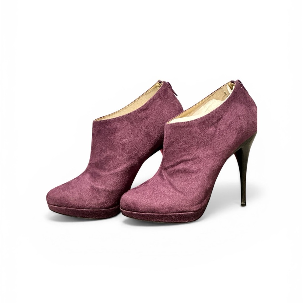 Michael Antonio Purple Suede Women's Ankle Boots SZ 9